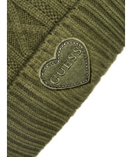 GUESS KIDS Bonnet tressé avec pompon plante verte - Chapeau de bébé - 3
