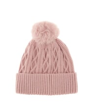 GUESS KIDS Bonnet tress&eacute; avec pompon roses roses - Chapeau de b&eacute;b&eacute; - 2