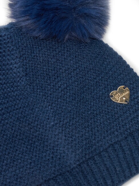 KIDS Ensemble bonnet et écharpe bleu secret - Chapeau de bébé