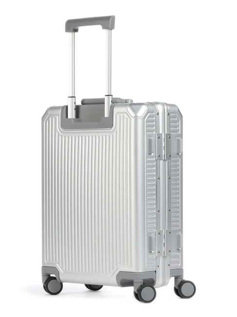 SHOGUN CLASSIC  Valise &agrave; roulettes &agrave; main argent - Valises cabine