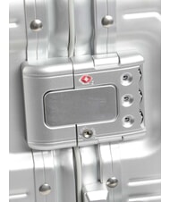 ECHOLAC SHOGUN CLASSIC  Valise &agrave; roulettes &agrave; main argent - Valises cabine - 4