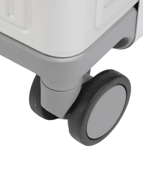 SHOGUN CLASSIC  Valise &agrave; roulettes &agrave; main argent - Valises cabine