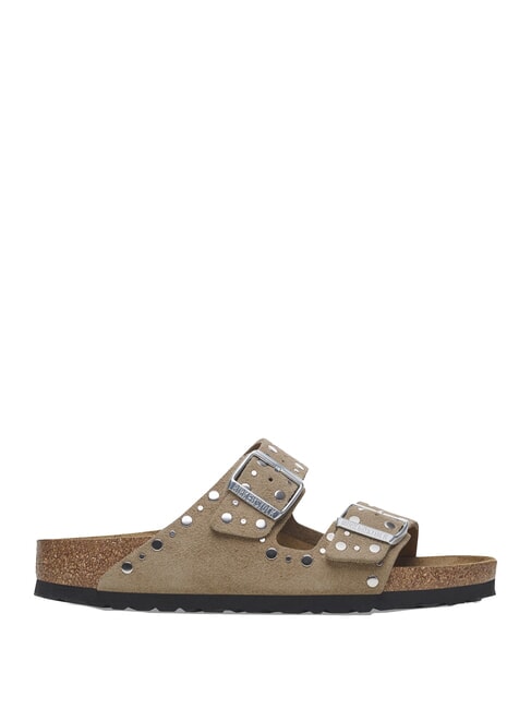 ARIZONA RIVET  Sandales en cuir taupe - Chaussures Femme