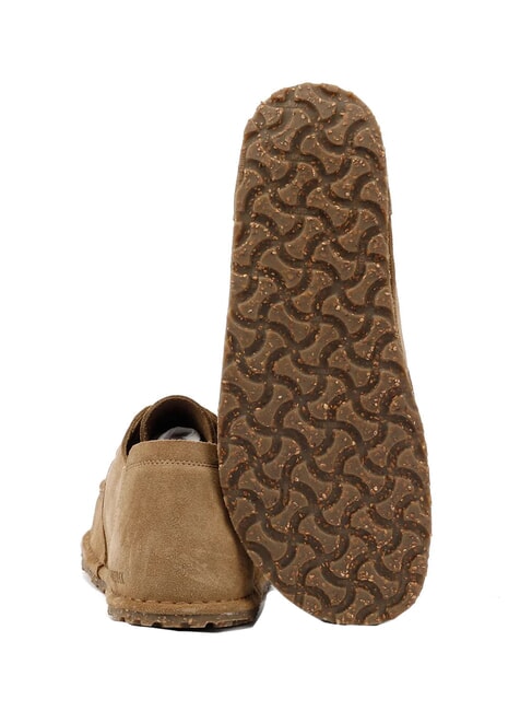 UTTI LACE N Chaussures en cuir suédé gris taupe - Chaussures Homme