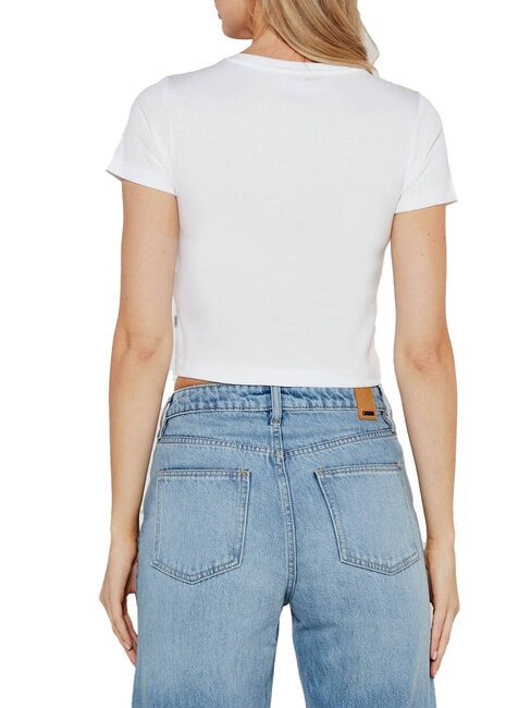 SL CN SNAP EMBRO  T-shirt blanc pur - T-shirt