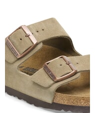 BIRKENSTOCK ARIZONA Chausson sandale à boucles taupe - Chaussures unisexe - 5