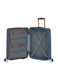 AMERICAN TOURISTER HELLO CABIN Valise à roulettes extensible bleu marine/orange - Valises cabine - 2