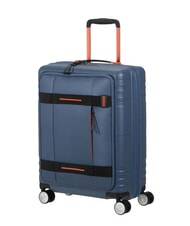 AMERICAN TOURISTER HELLO CABIN Valise à roulettes extensible bleu marine/orange - Valises cabine - 3