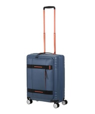AMERICAN TOURISTER HELLO CABIN Valise à roulettes extensible bleu marine/orange - Valises cabine - 8