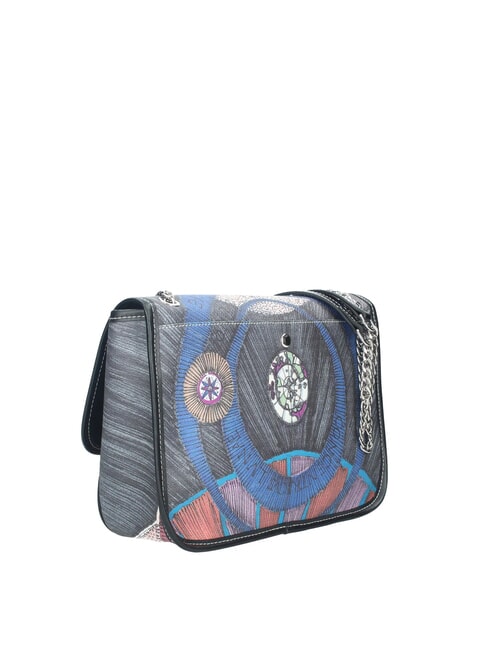 PLANETARIUM Sac transformable avec rabat nuit/noir - Sacs pour Femme