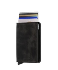 SECRID VINTAGE  Portefeuille fin en cuir noir - Portefeuilles Homme - 3