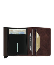 SECRID VINTAGE  Portefeuille fin en cuir - Portefeuilles Homme