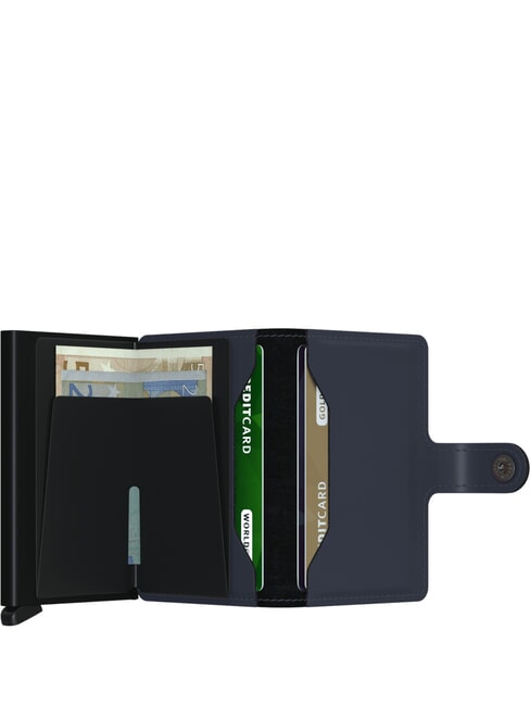 MATTE  Portefeuille avec porte-cartes bloquant les RFID bleu nuit - Portefeuilles Homme