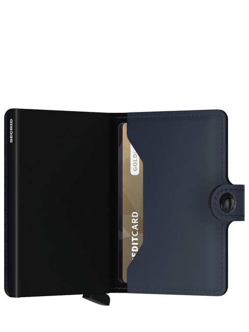 MATTE  Portefeuille avec porte-cartes bloquant les RFID bleu nuit - Portefeuilles Homme