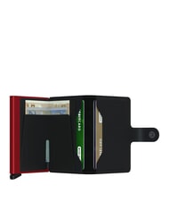 SECRID MATTE  Portefeuille avec porte-cartes bloquant les RFID noir et rouge - Portefeuilles Homme - 2