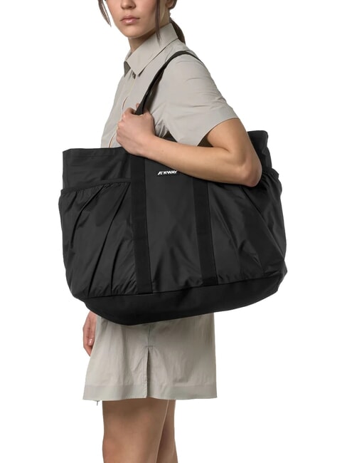 SAINT MALO Maxi sac de plage avec 3 trousses noir aussi - Sacs pour Femme