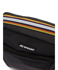 KWAY ERLOY Sac en nylon avec poche noir aussi - Sacs en Bandoulières pour Homme - 3