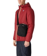KWAY ERLOY Sac en nylon avec poche noir aussi - Sacs en Bandoulières pour Homme - 4