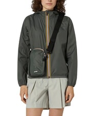 KWAY BARBITON Sac en nylon vert noirâtre - Sacs en Bandoulières pour Homme - 4