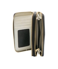 GATTINONI PLANETARIUM Grand portefeuille à double zip lune/blanc - Portefeuilles Femme - 2