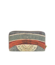 GATTINONI PLANETARIUM Grand portefeuille à double zip classique/beige - Portefeuilles Femme - 4