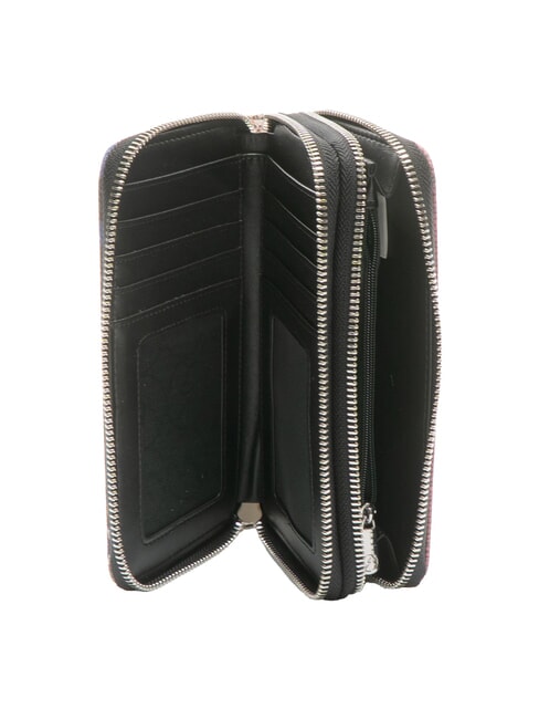 PLANETARIUM Grand portefeuille à double zip nuit/noir - Portefeuilles Femme