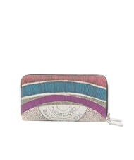 GATTINONI PLANETARIUM Grand portefeuille à double zip nuit/noir - Portefeuilles Femme - 3