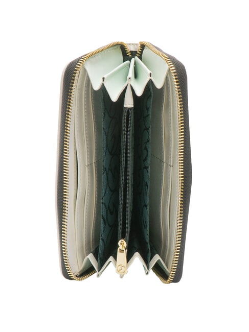 PLANETARIUM Grand portefeuille zippé lune/blanc - Portefeuilles Femme