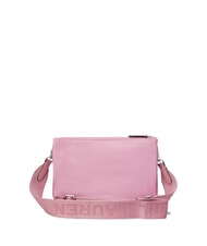 RALPH LAUREN LANDYN Sac bandoulière plat en nylon roses mauves - Sacs pour Femme - 3