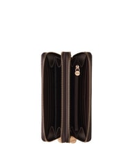 BORBONESE CLASSICA Portefeuille zipp&eacute; OP / NATUREL / NOIR - Portefeuilles Femme - 2