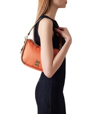BORBONESE CAHIER  Sac à bandoulière, avec bandoulière mandarine/naturel op - Sacs pour Femme - 5