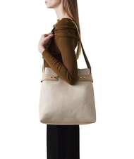 BORBONESE ARMOR  Sac à bandoulière sable - Sacs pour Femme - 4