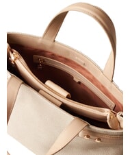 BORBONESE ARMOR  Sac à main avec bandoulière sable - Sacs pour Femme - 4