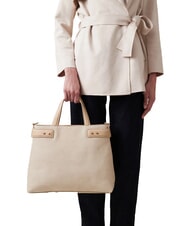 BORBONESE ARMOR  Sac à main avec bandoulière sable - Sacs pour Femme - 5