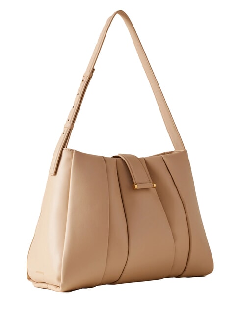 L ECLAIR  Sac à bandoulière en cuir sable - Sacs pour Femme