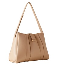 BORBONESE L ECLAIR  Sac à bandoulière en cuir sable - Sacs pour Femme - 2