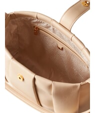 BORBONESE L ECLAIR  Sac à bandoulière en cuir sable - Sacs pour Femme - 4