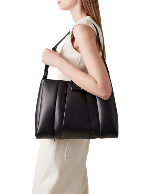 L ECLAIR  Sac à bandoulière en cuir Noir - Sacs pour Femme