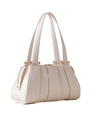 BORBONESE L ECLAIR  Sac à bandoulière en cuir blanc - Sacs pour Femme - 2