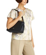 CALVIN KLEIN CK MUST Sac bandoulière à rabat ck noir - Sacs pour Femme - 5