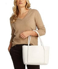 CALVIN KLEIN CK LINN MEDIUM Sac à bandoulière craie - Sacs pour Femme - 6