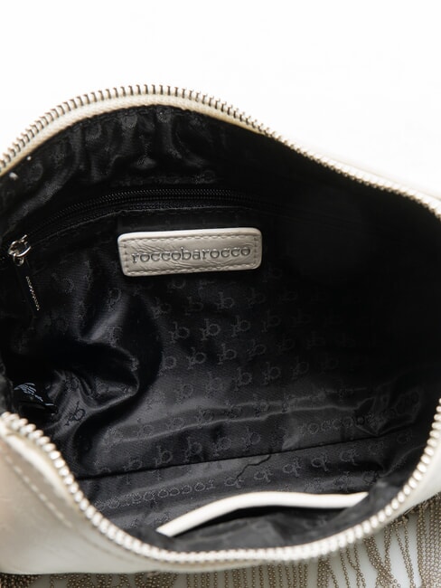 FRINGES Sac avec poignée et bandoulière blanc - Sacs pour Femme