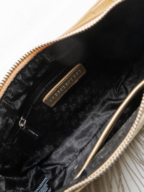 FRINGES Sac avec poignée et bandoulière or - Sacs pour Femme