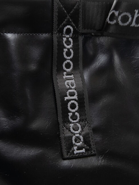 EVA Sac shopping avec rubans logotés noir - Sacs pour Femme