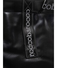 ROCCOBAROCCO EVA Sac shopping avec rubans logotés noir - Sacs pour Femme - 3