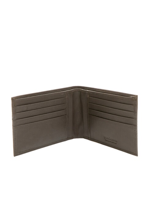 VERTIGO Portefeuille en cuir 8cc marron foncé - Portefeuilles Homme