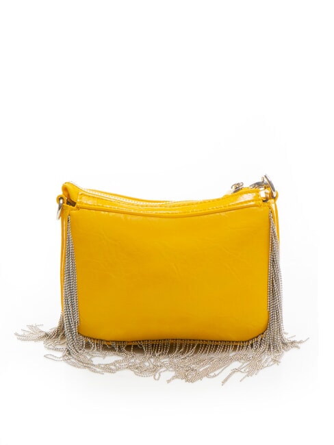 FRINGES Sac bandoulière à franges jaune - Sacs pour Femme