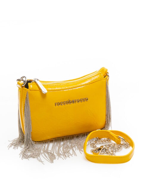 FRINGES Sac bandoulière à franges jaune - Sacs pour Femme