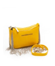 ROCCOBAROCCO FRINGES Sac bandoulière à franges jaune - Sacs pour Femme - 3