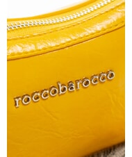ROCCOBAROCCO FRINGES Sac bandoulière à franges jaune - Sacs pour Femme - 4
